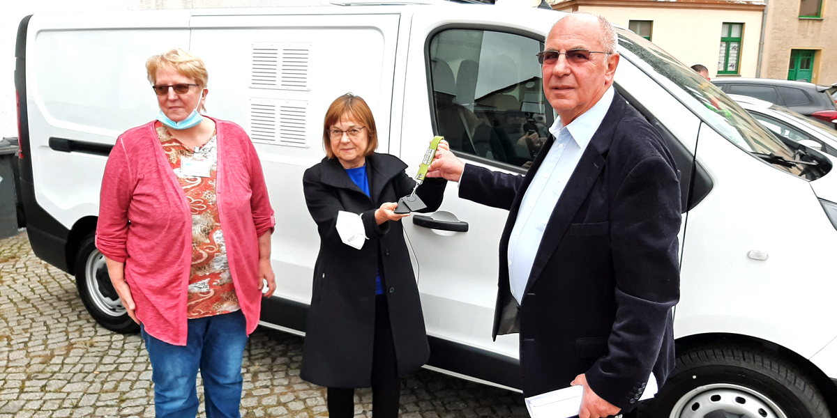 Kühlfahrzeug für die Tafel Beeskow