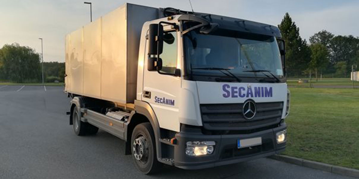 LKW der Firma SecAnim GmbH, Foto: © Firma SecAnim GmbH