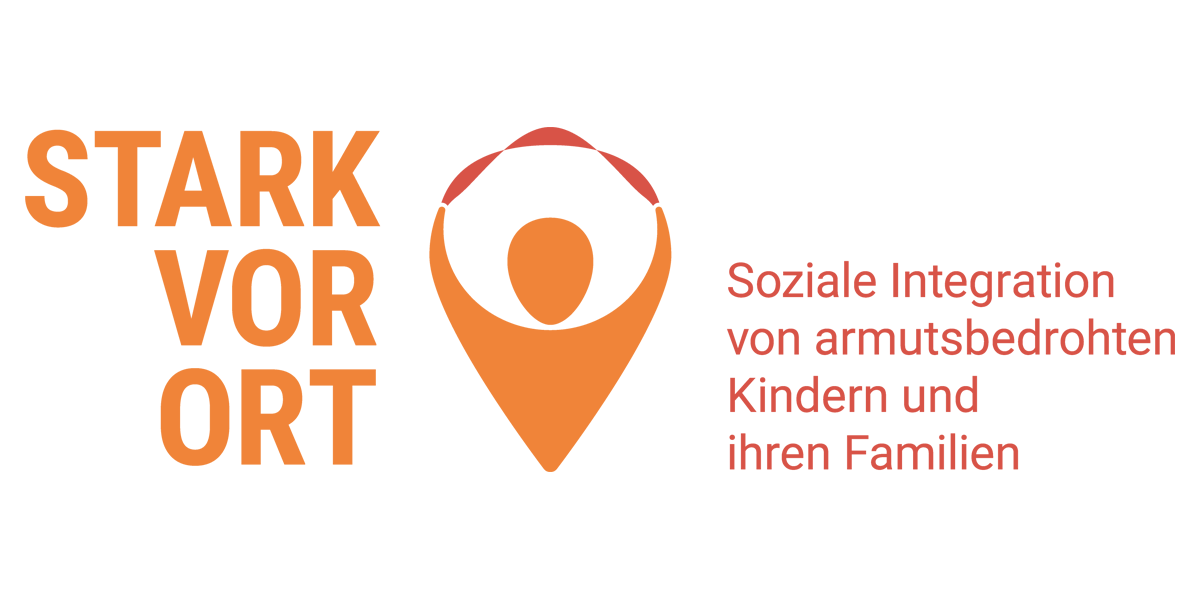 Logo Stark vor Ort - Soziale Integration von armutsbedrohten Kindern und ihren Familien