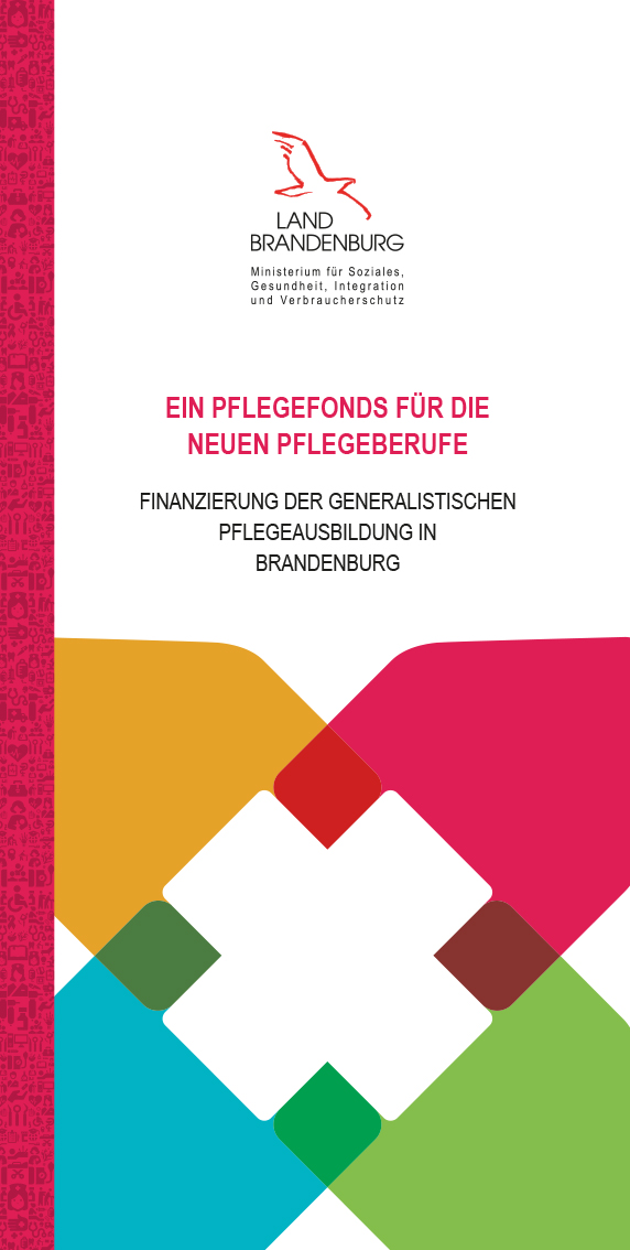 Titel Faltblatt Ein Pflegefonds für die neuen Pflegeberufe (Dezember 2020)