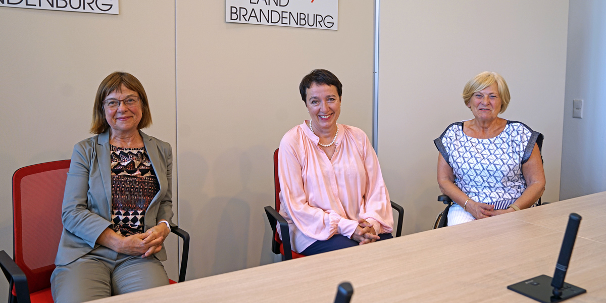 Ursula Nonnemacher, Janny Armbruster und Marianne Seibert